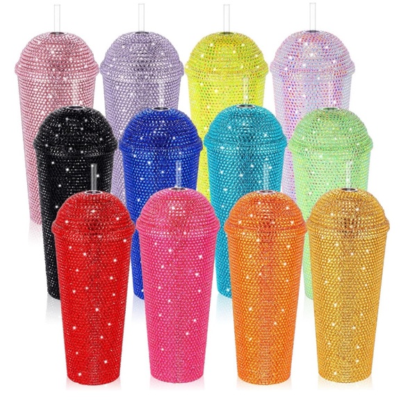 24oz Sparkle Tumbler with Dome Lid & Straw - Picture 4 of 4